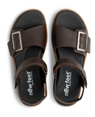 New Feet Damesandal Brun 211-13-134