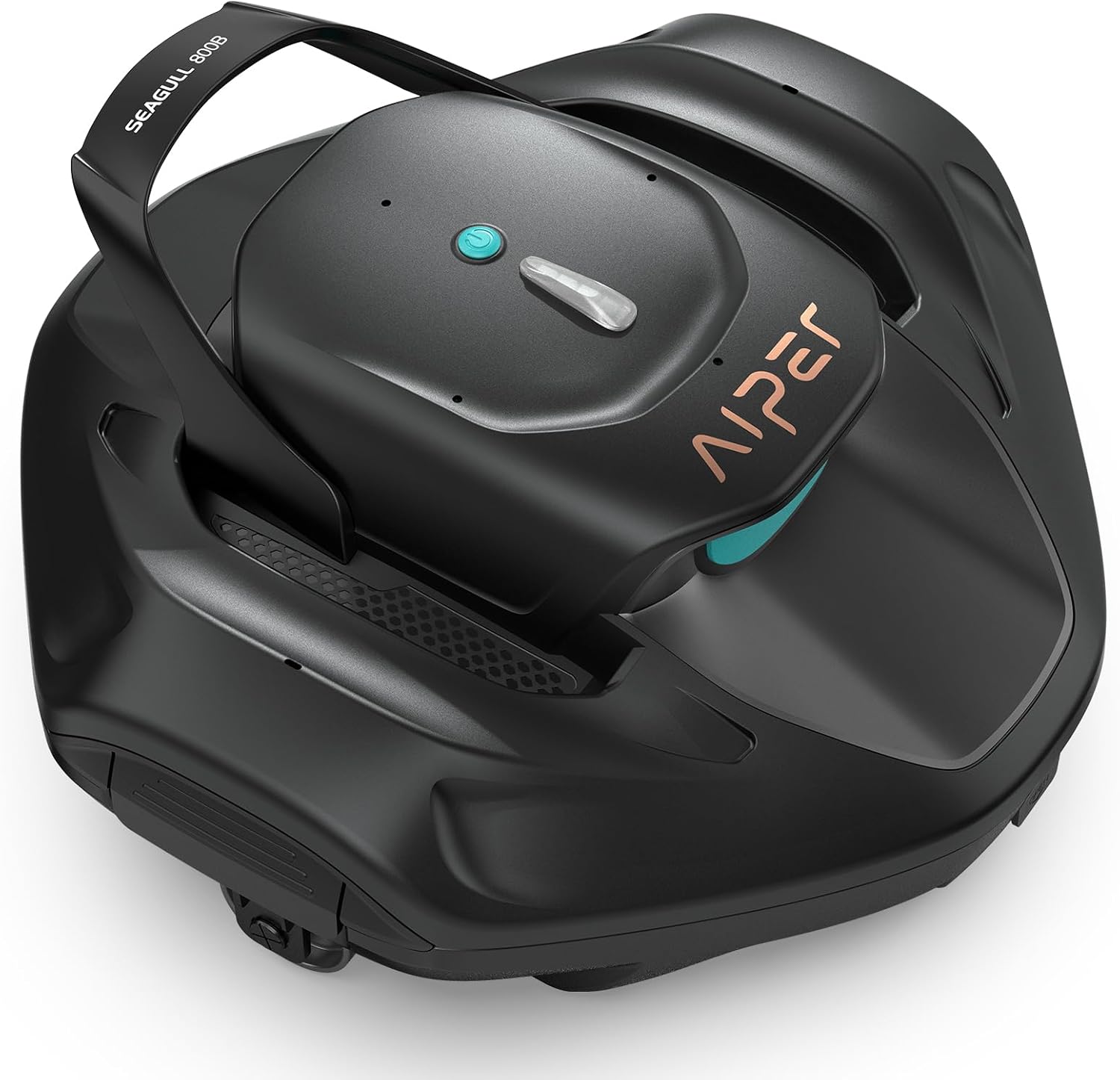 AIPER Seagull 800B Kabelloser Poolroboter, Selbstparkende Technologie, 90 Min Akkulaufzeit, Starke Saugkraft, LED-Anzeige, Ideal für Aufstellpools bis zu 80 m²