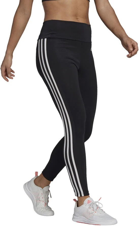 adidas Designed to Move High-Rise 3-Stripes 7/8 træningstights Sort