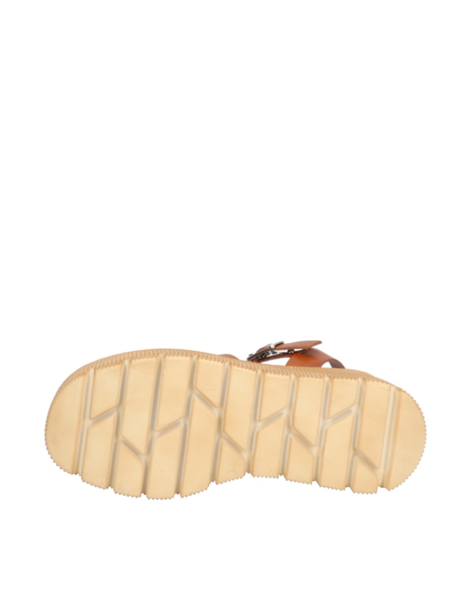 Glattleder Sandale