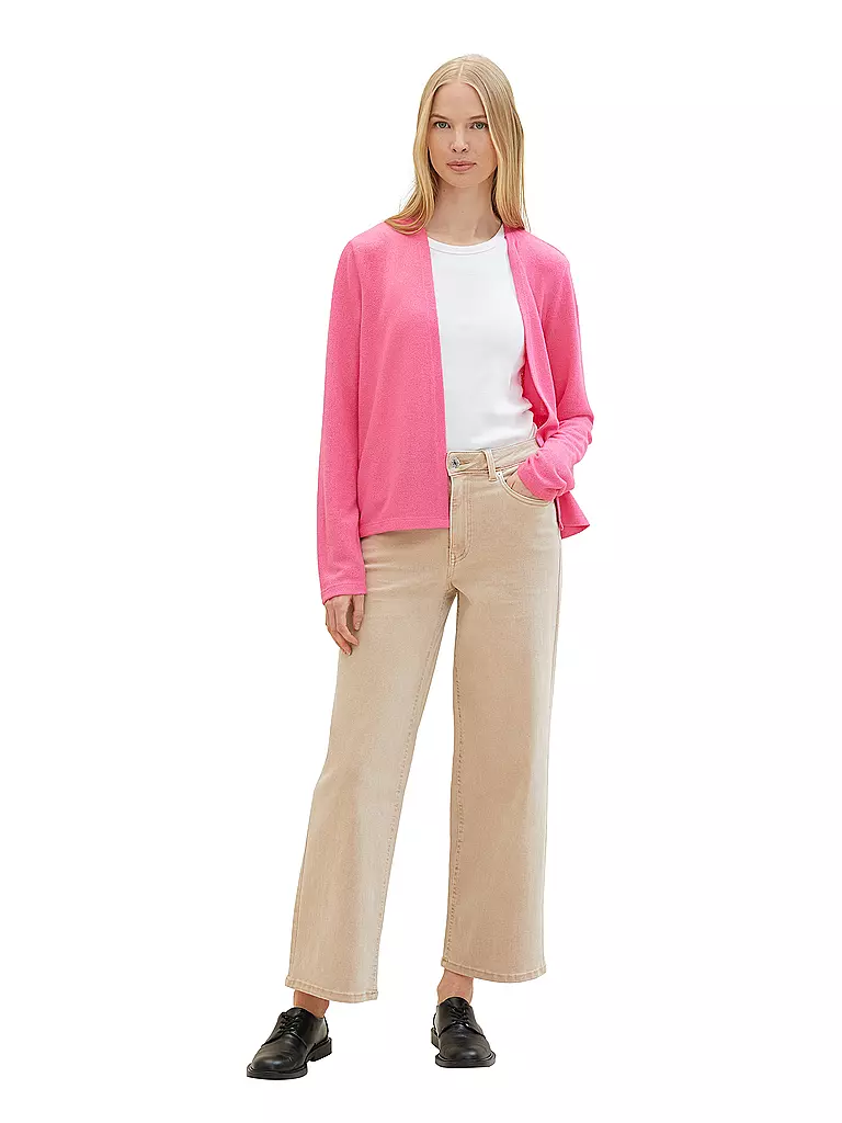 TOM TAILOR Strickjacke pink