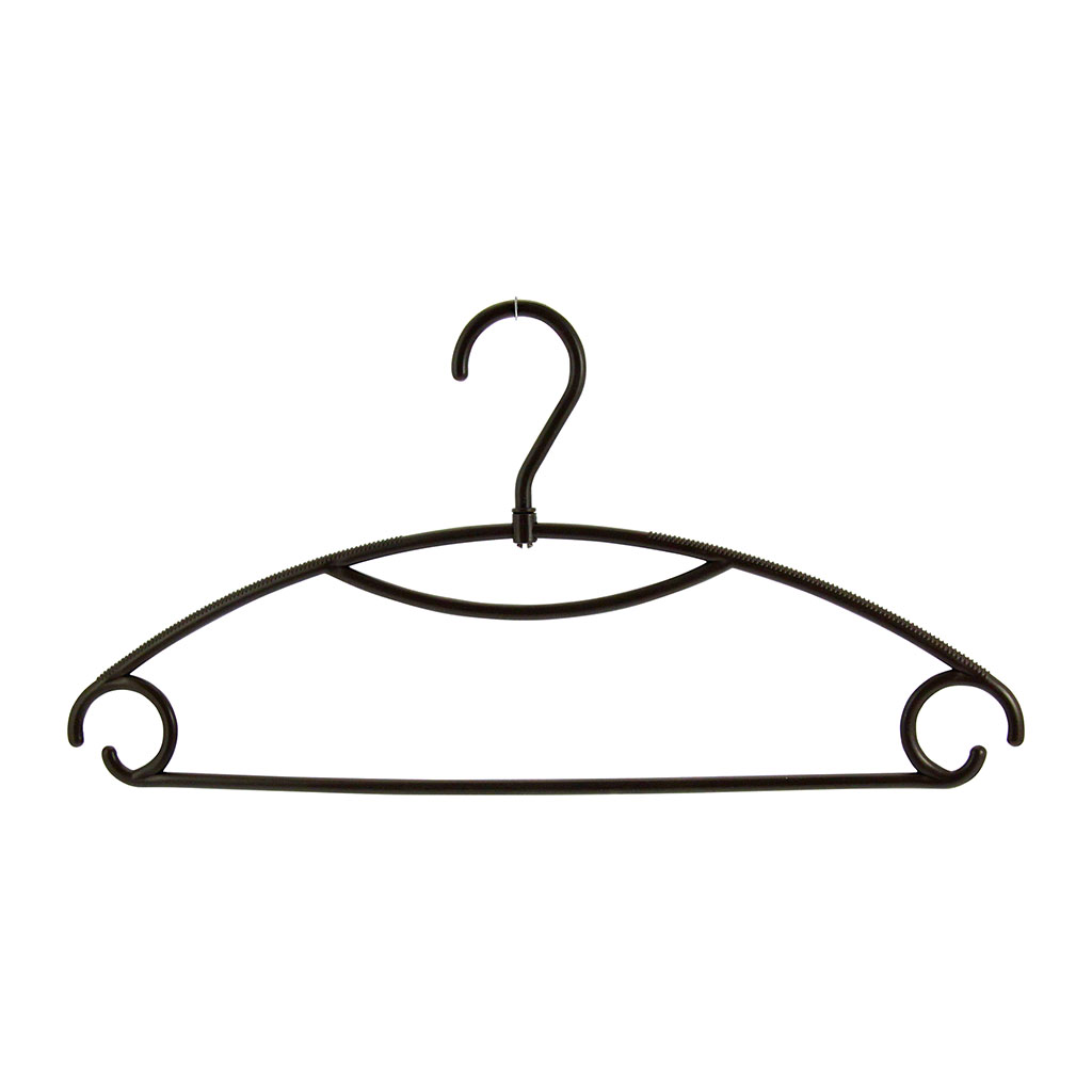 Lot de 8 cintres plastique à tête rotative 41x21cm