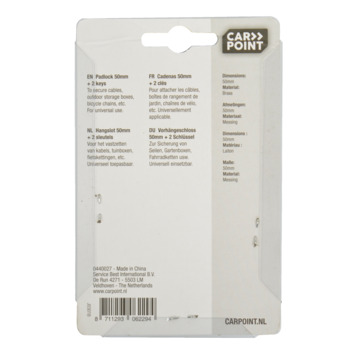 Carpoint hangslot 50mm