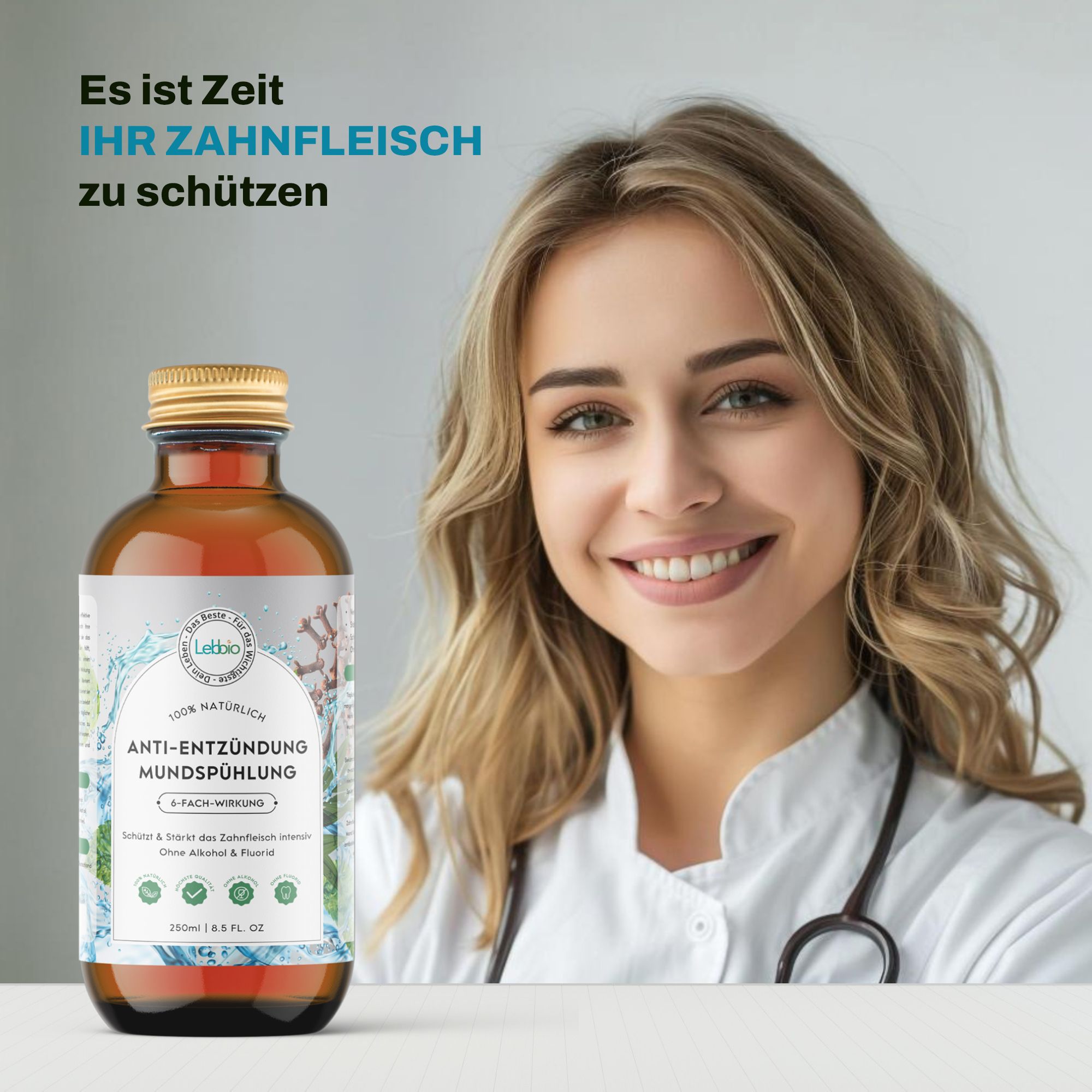 LEBBIO® Anti-Entzündung Mundspülung