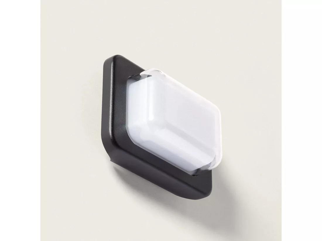 Applique Murale Extérieure LED 8W Éclairage Rectangulaire Noire Gulpos Noir mat
