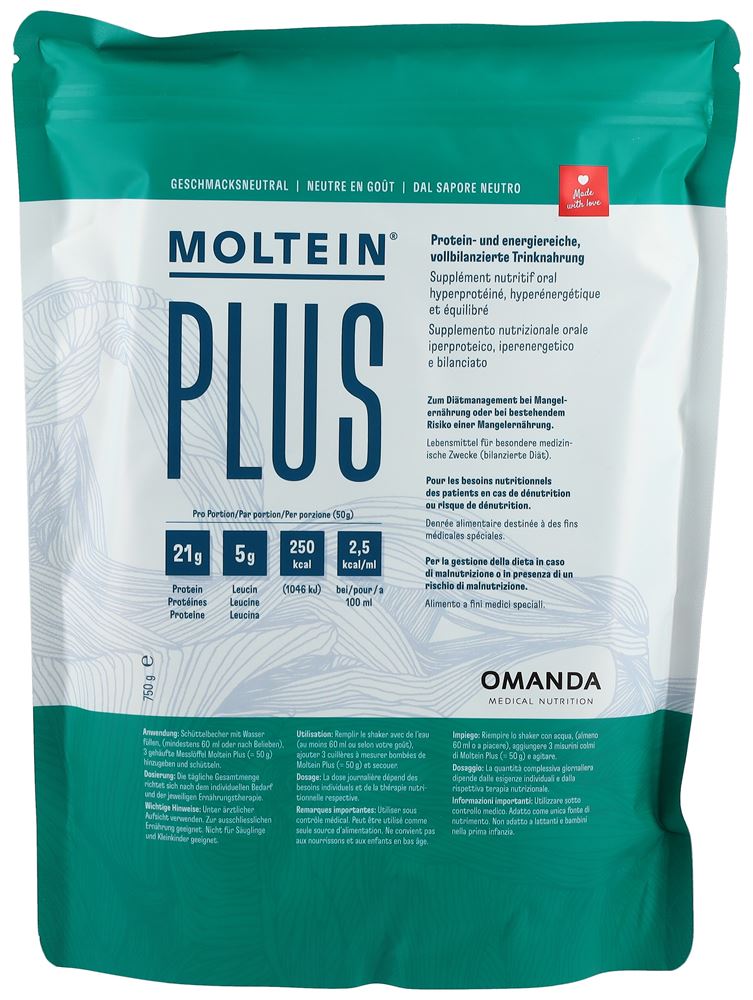 moltein PLUS 2.5 Plv Geschmacksneutral Btl 750 g
