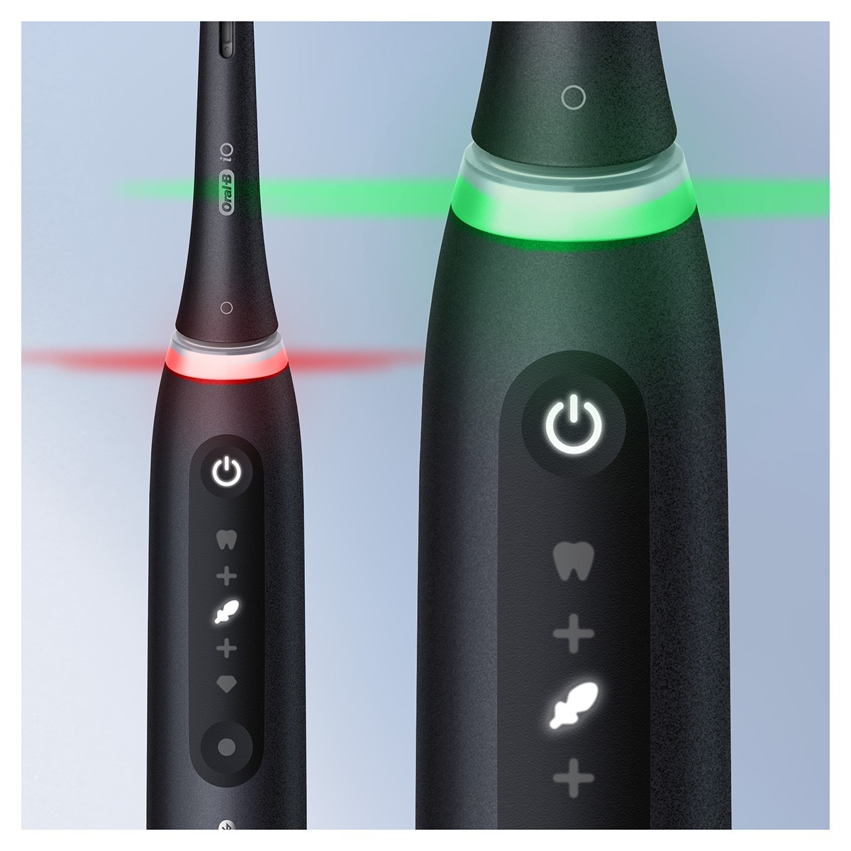 Brosse à dent électrique connectée Bluetooth - iO5 Duo Matt - Blanc & noir