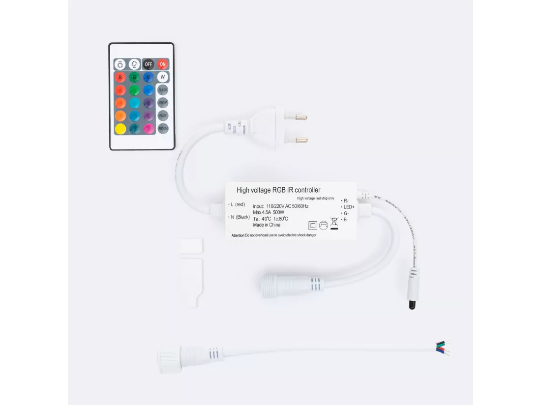Gaine LED Ronde RGB de 36 LED/m et IP65 alimenté en 220V AC RGB