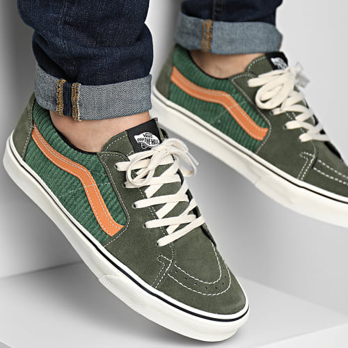 Baskets Sk8 Low 9QROLV1 Retro Cord Olive
