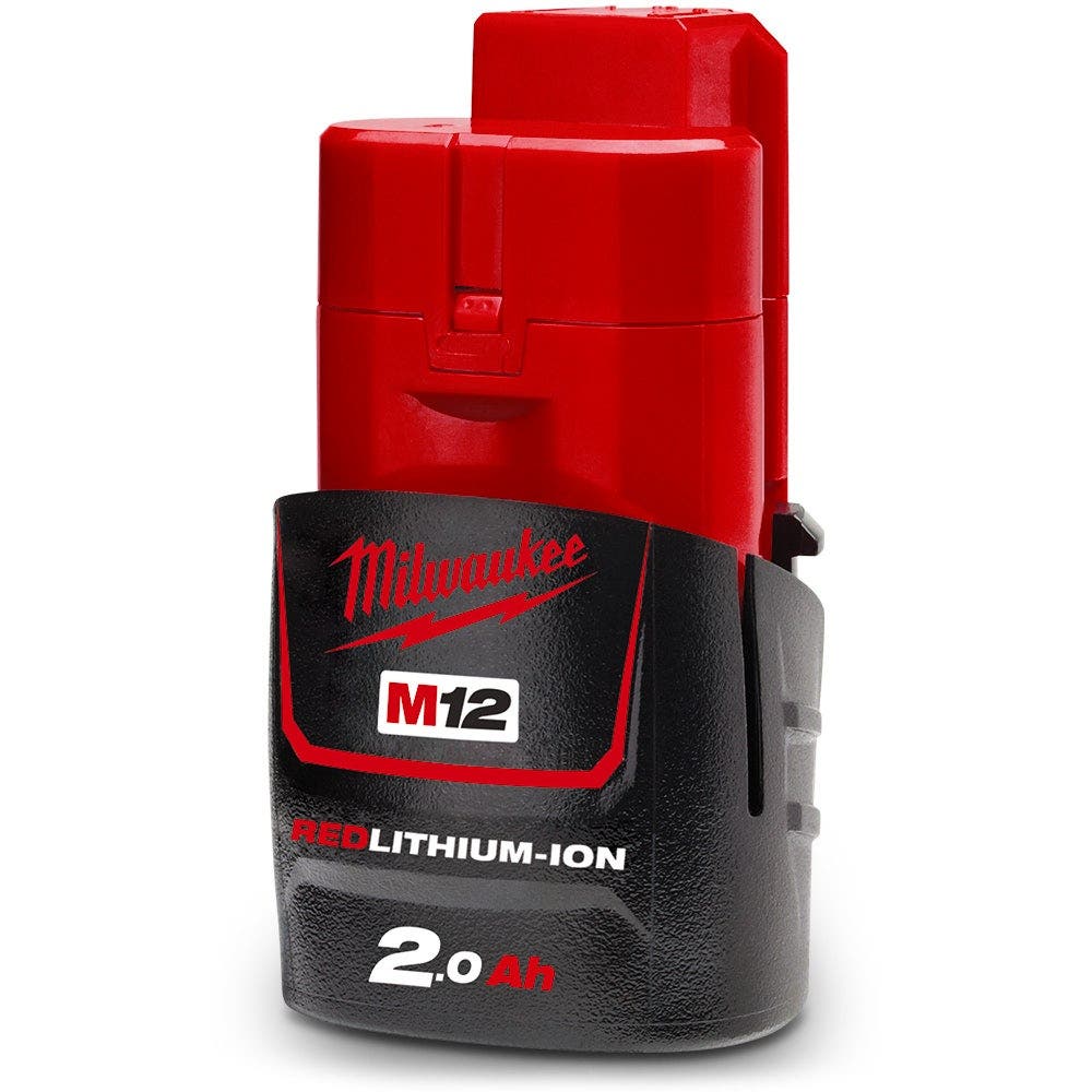 MILWAUKEE 12V FUEL™ 2 X 2.0AH 3/8" Stubby Impact Wrench Kit M12FIW38-202B