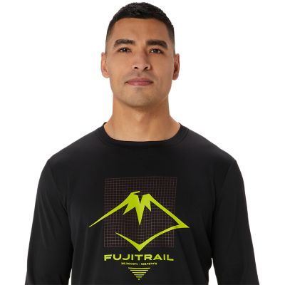 ASICSFujitrail Logo Longsleeve - schwarz