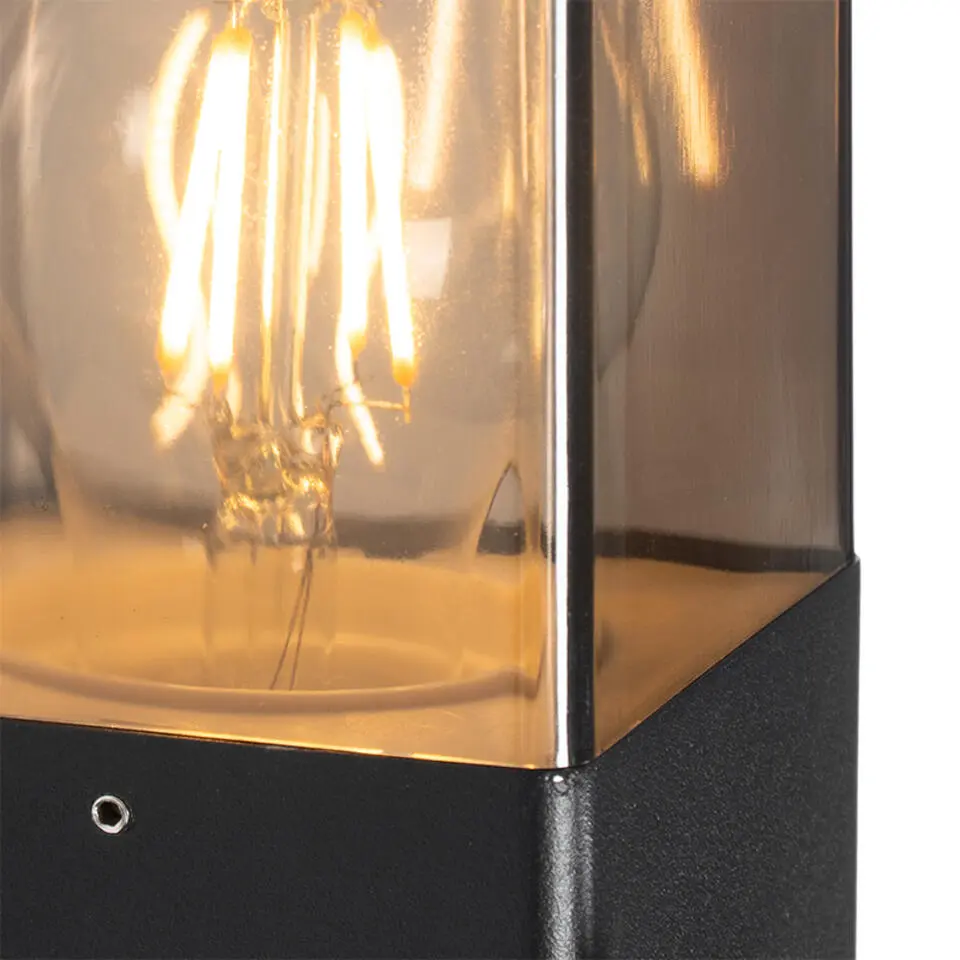 Qazqa buitenlampen met sensor denmark zwart e27