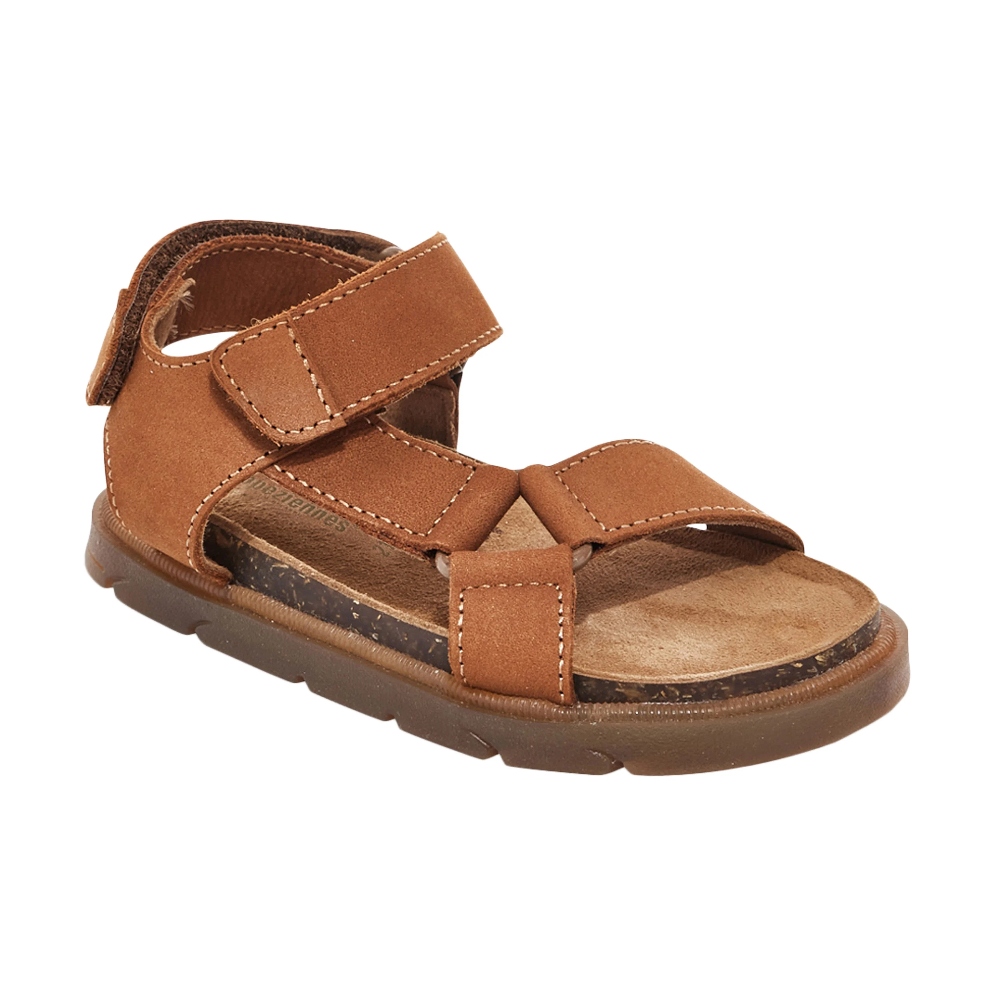 Sandales cuir enfantpar m.belarbi capucin | Marron