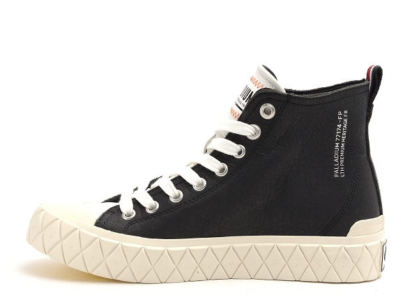 Palladium boots bottine plates femme palla ace mid lth ul noir