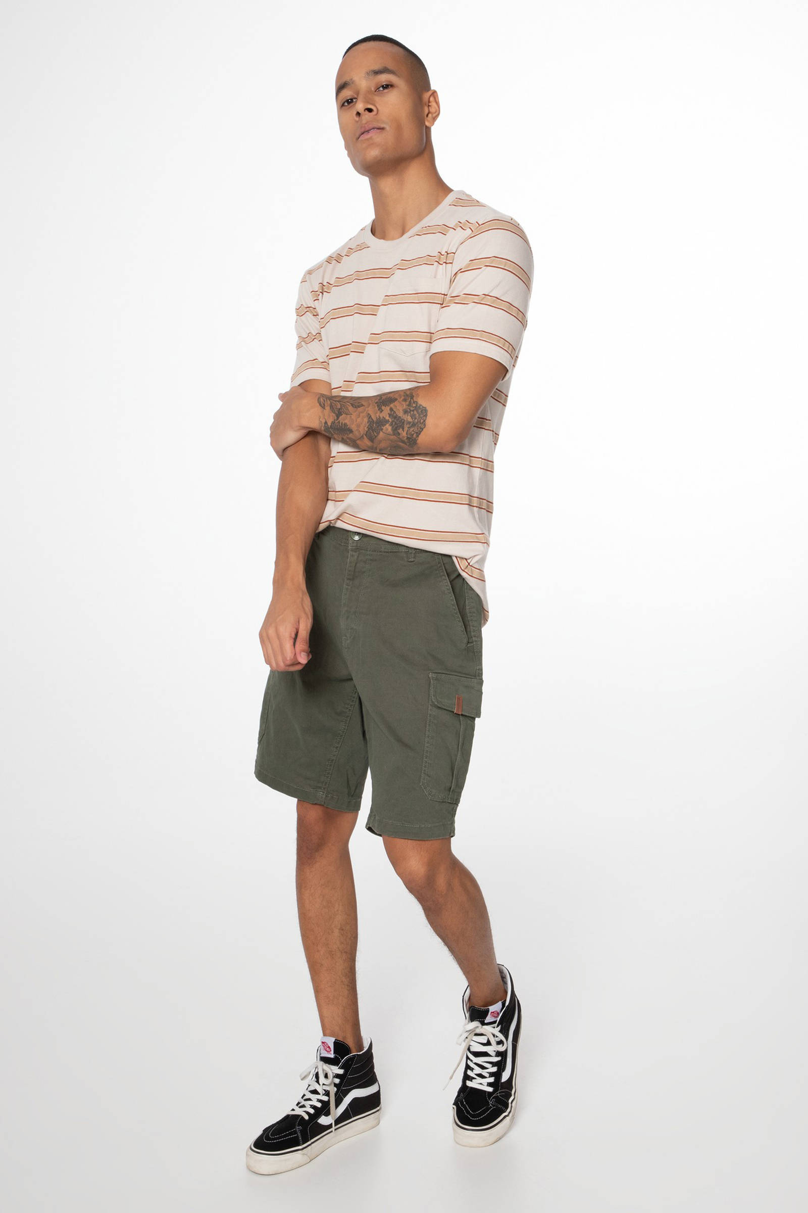 Protest regular fit cargo short  PRTNYTRO spruce