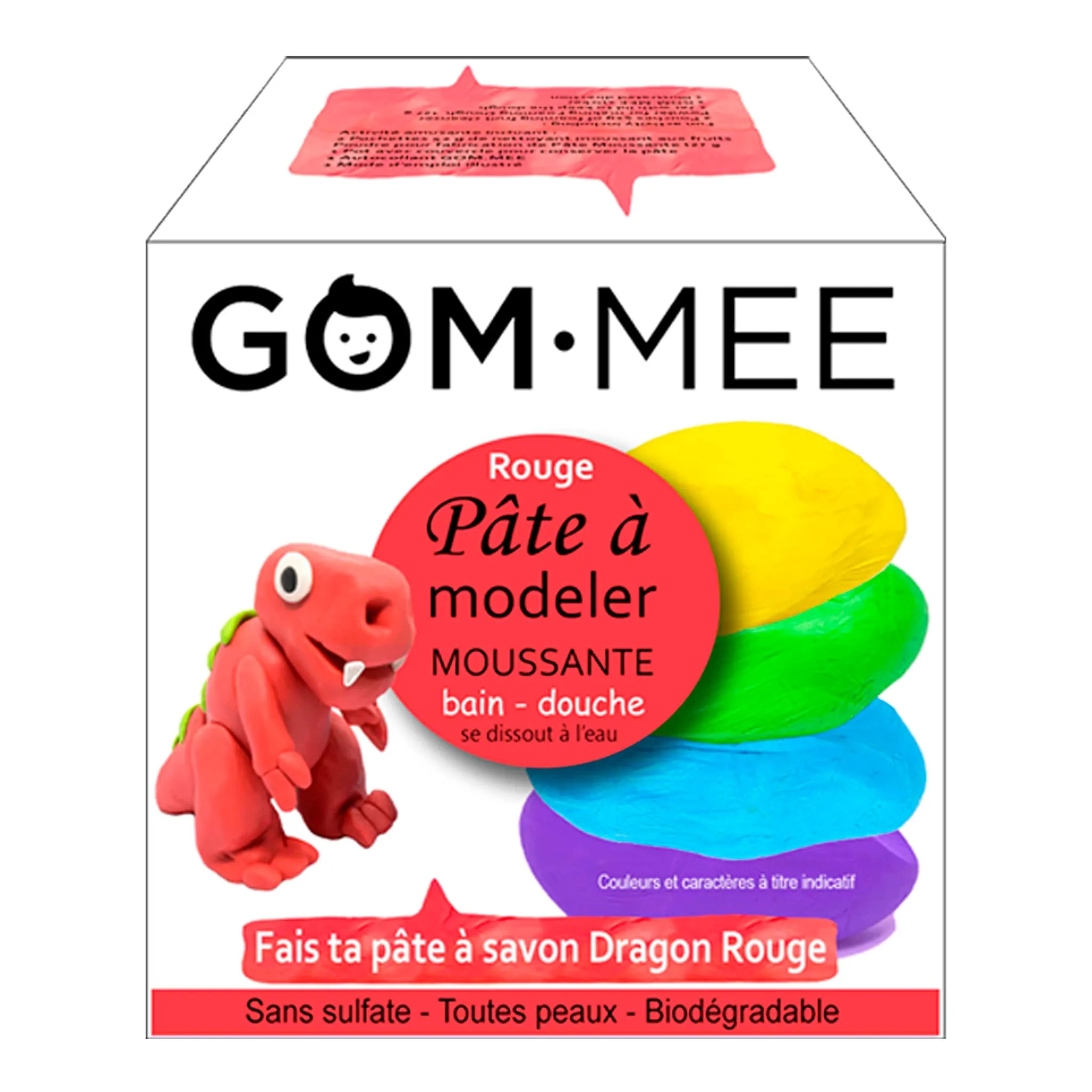 Gom-mee Fabrication Pâte à Modeler Moussante - Dragon