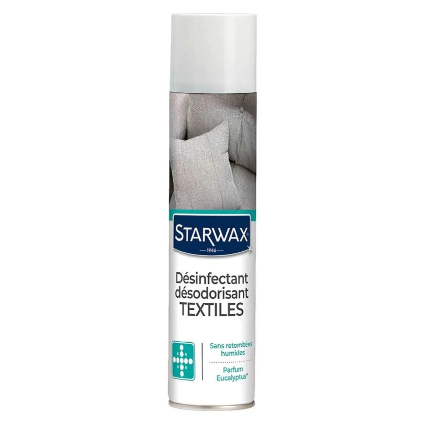 Désinfectant désodorisant textiles 300ml Starwax
