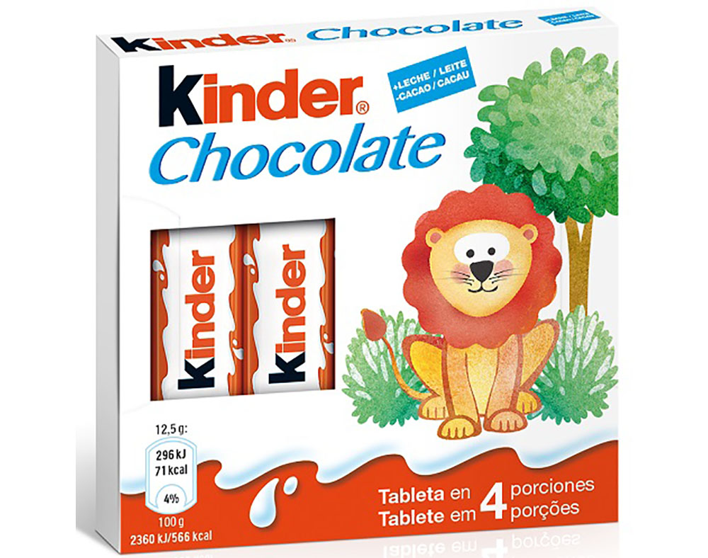 CHOCOLATE LEITE KINDER T4 50G