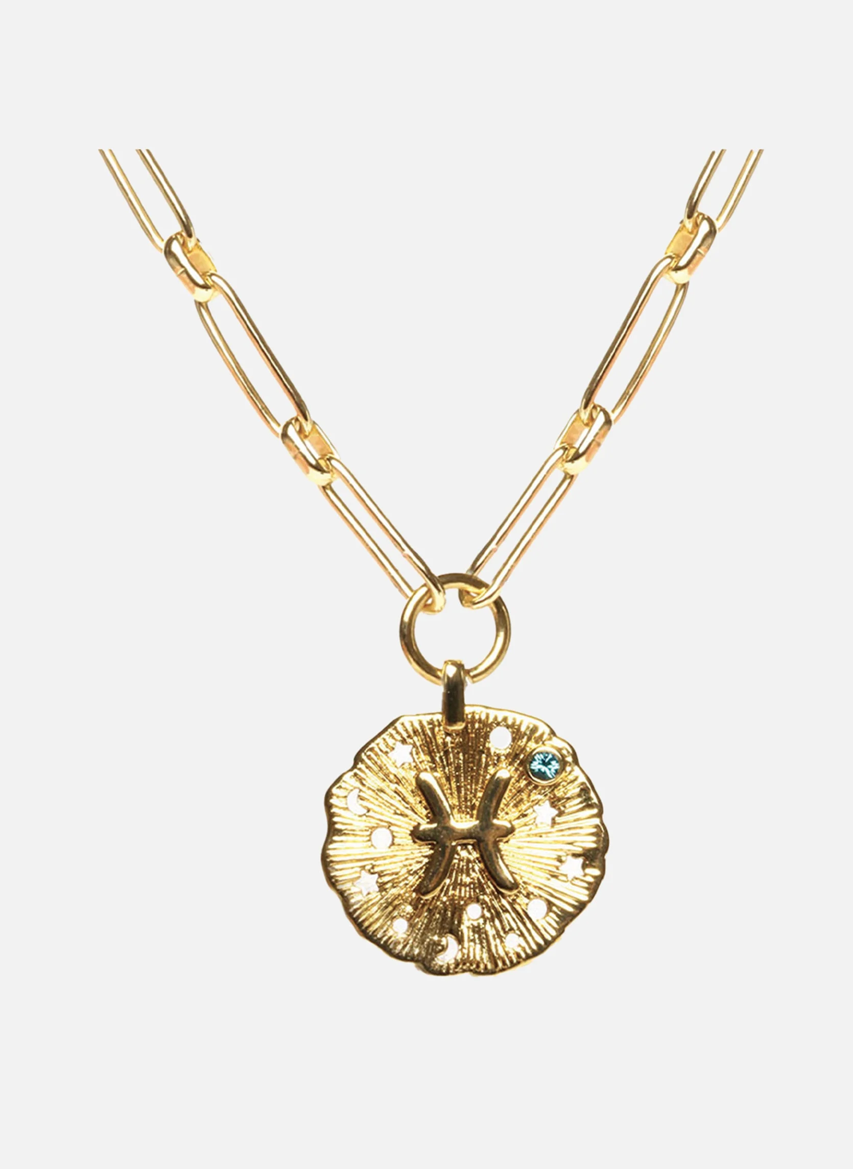 POISSON - Collier chaîne poisson | Bleu