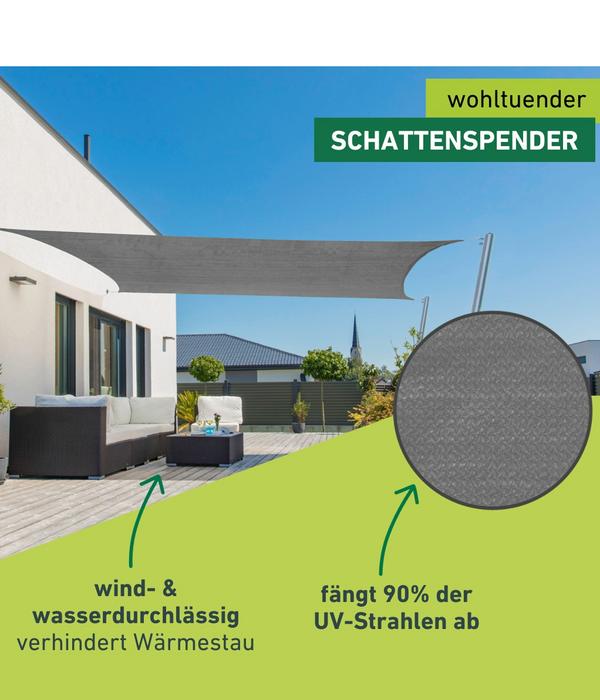 Windhager Sonnensegel Capri, rechteckig, ca.