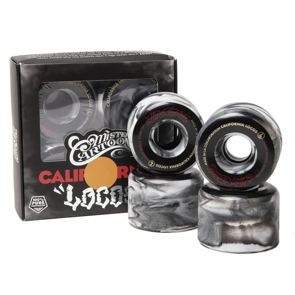 California Locos X Mister Cartoon Swirl Ink 78A Longboard Hjul - Longboards