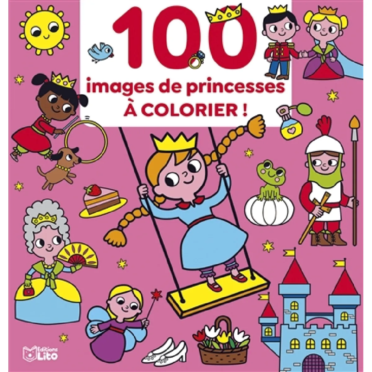 100 images de princesses à colorier !