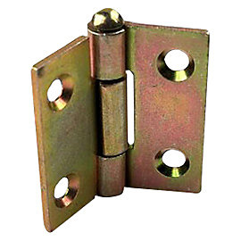 2 charnières démontables acier bichromaté Diall 80 x 80 mm