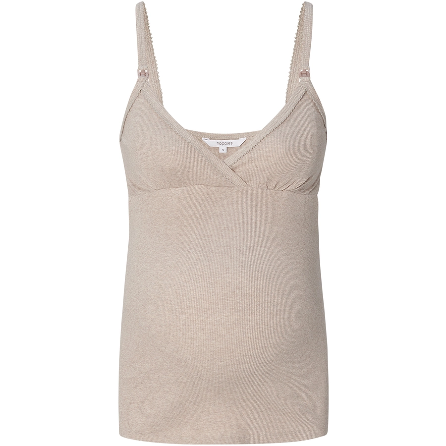 Noppies Still-Schlaftop Maja Taupe Melange