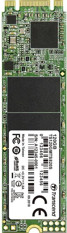 Transcend MTS820 SSD - 120GB - Intern - M.2 2280 - SATA 6Gb/s