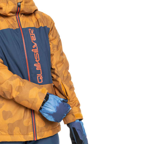 Veste de ski QUIKSILVER SIDE HIT YTH B SNJT BUCKTHORN BROWN FADE OUT CAMO