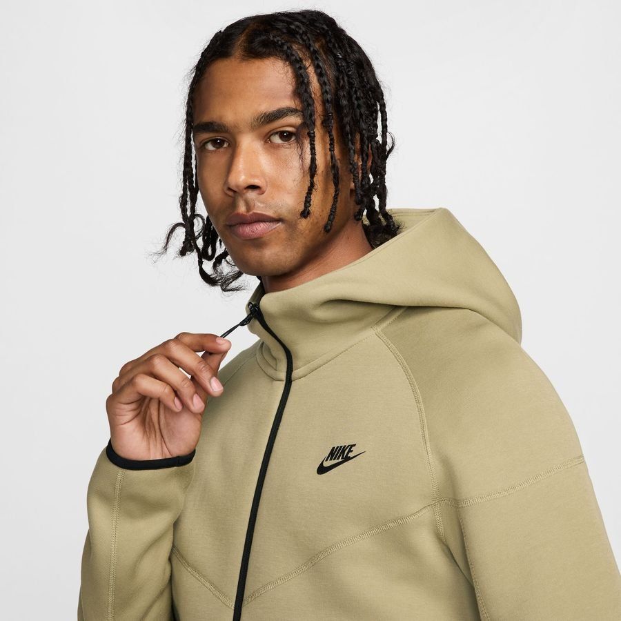 Nike Sweat à Capuche NSW Tech Fleece 24 FZ - Vert/Noir