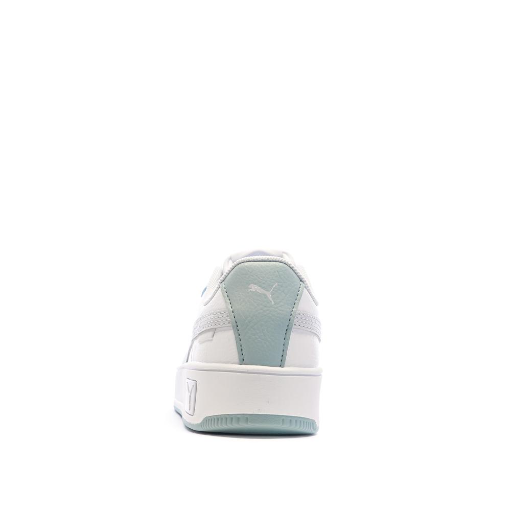Puma Baskets Blanches/Vert Fille Puma Carina 04