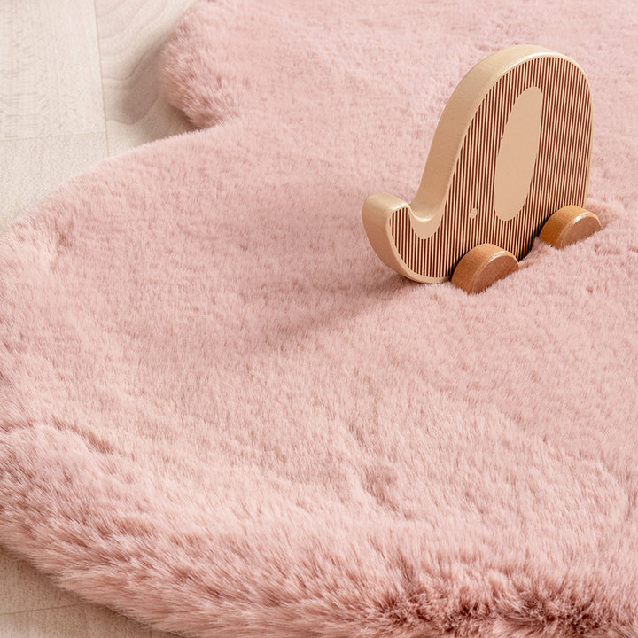 Kindervloerkleed - Huggy Wolk Roze | Super fluffy!