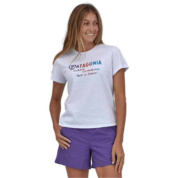 T-shirt PATAGONIA W'S ENDURE HEX RESPONSIBILI-TEE WHITE