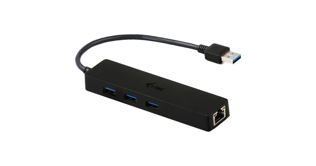 i-tec3-Port USB 3.0 Slim + Gigabit LAN usb-hub