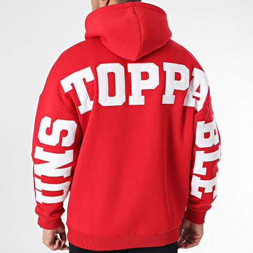 Sweat Capuche Rouge