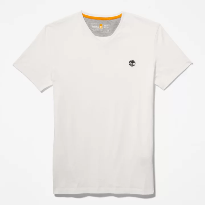 T-shirt Dunstan River pour homme en blanc