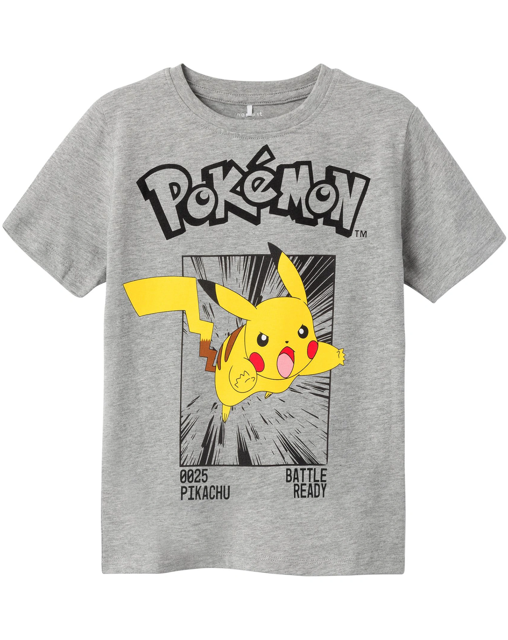 T-Shirt NKMNOISI POKEMON in grey melange
