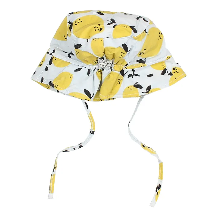 Búho Chapeau Coton Bio Citrons Bébé | Bleu ciel