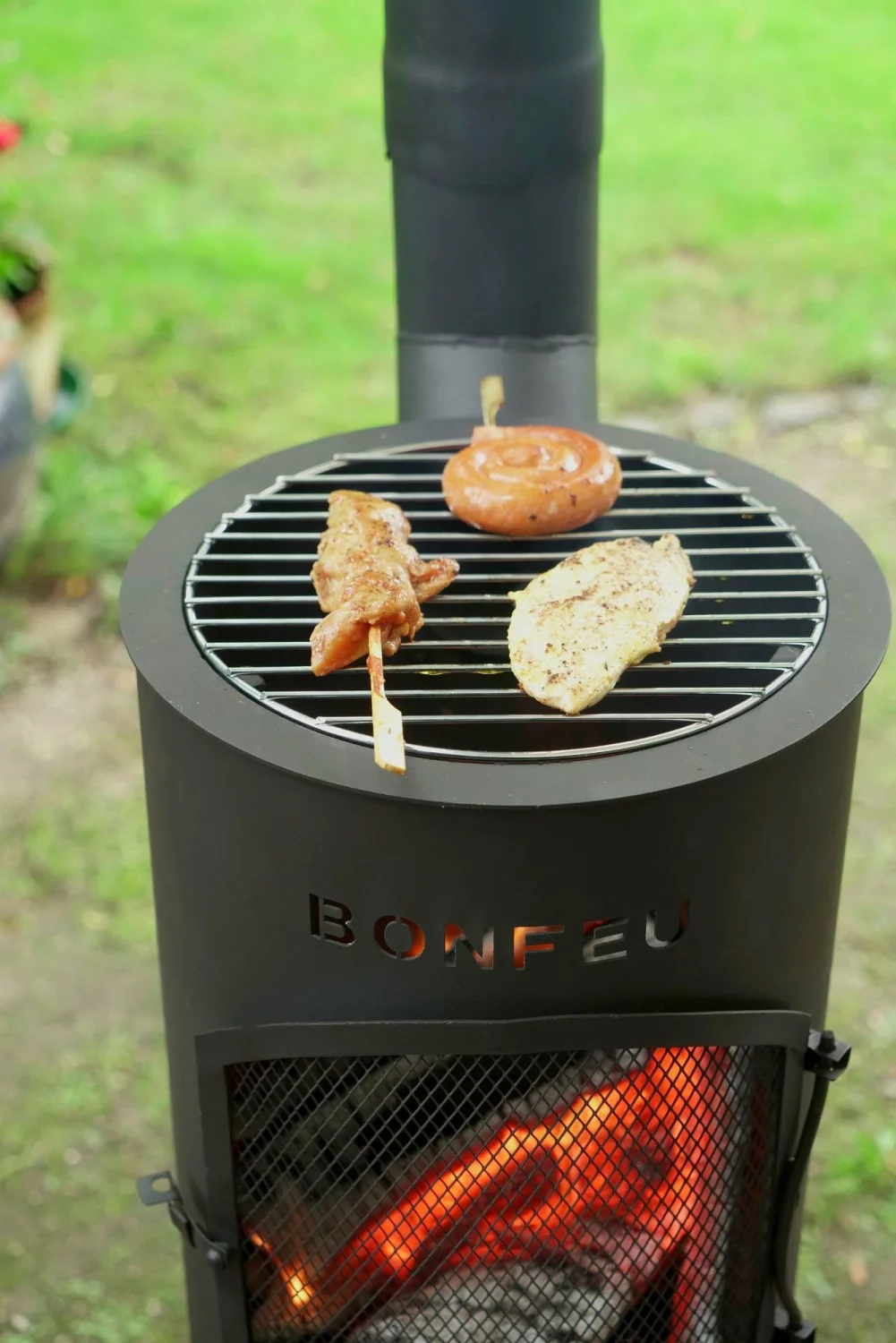 BonFeu 3002 Tuinhaard BonGiano LP - Zwart - 164cm - 30cm