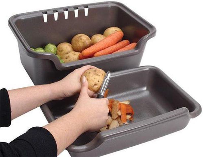 Curver Aardappelschilbak 3 liter .5x40.1 Zilver