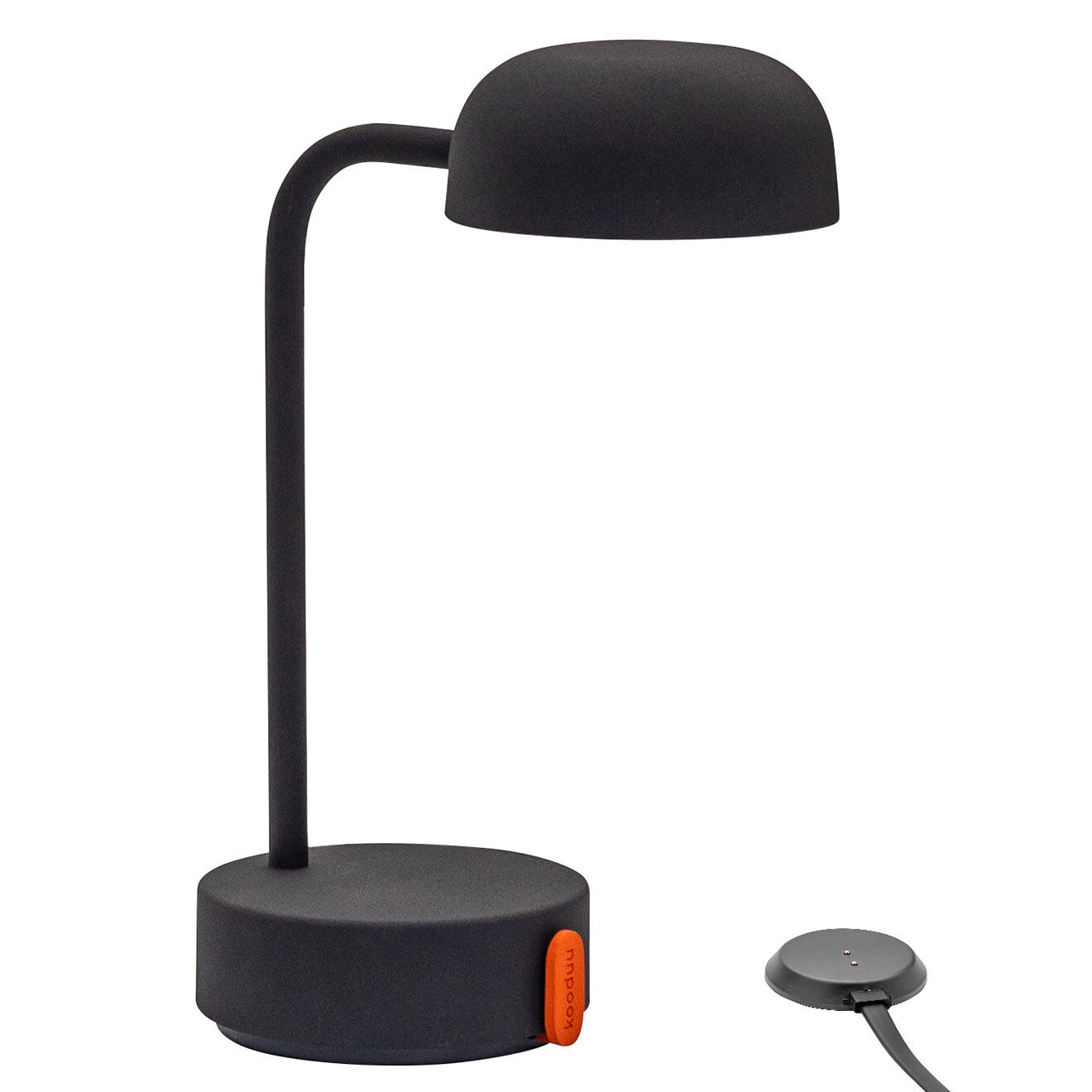 Kooduu Lampe de table rechargeable Fokus anthracite - 20x10x25 cm
