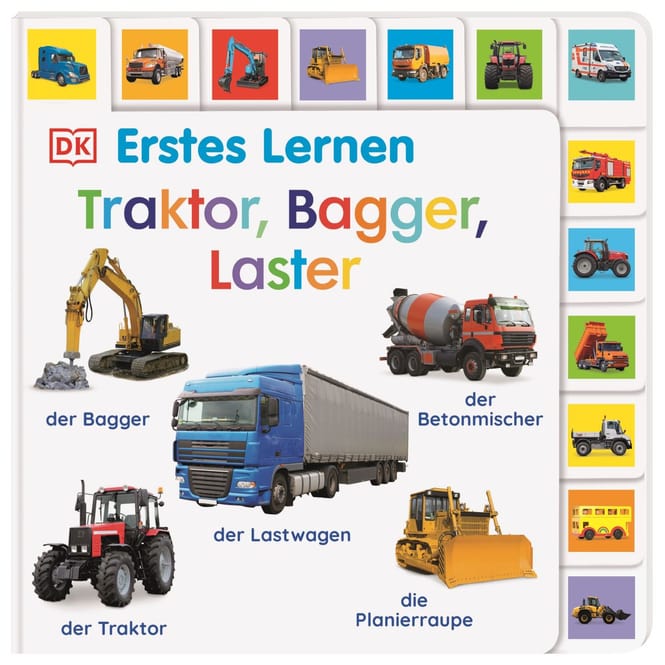 Erstes Lernen - Traktor, Bagger, Laster
