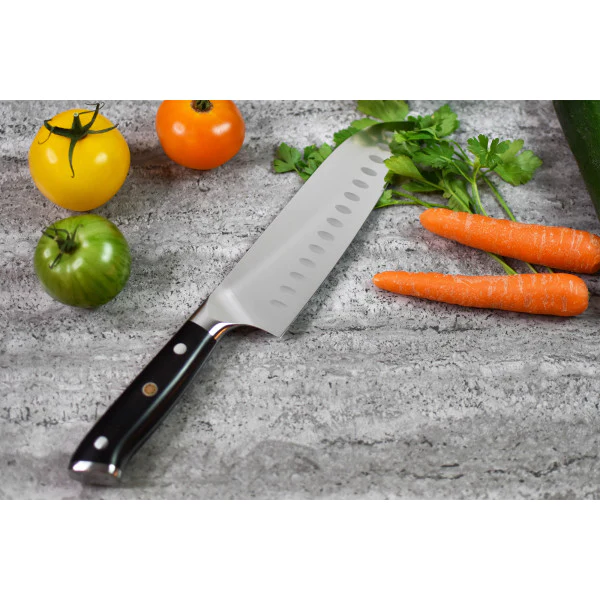 Couteau Fukito Ebene X50 modèle santoku 18cm Fukito