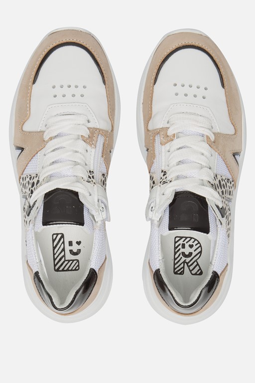 Muyters Sneakers wit Leer