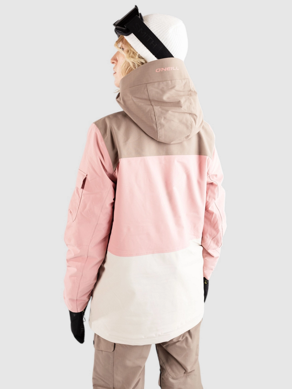 O'Neill Utility Pro Hybrid Jacket genuine pink colour block