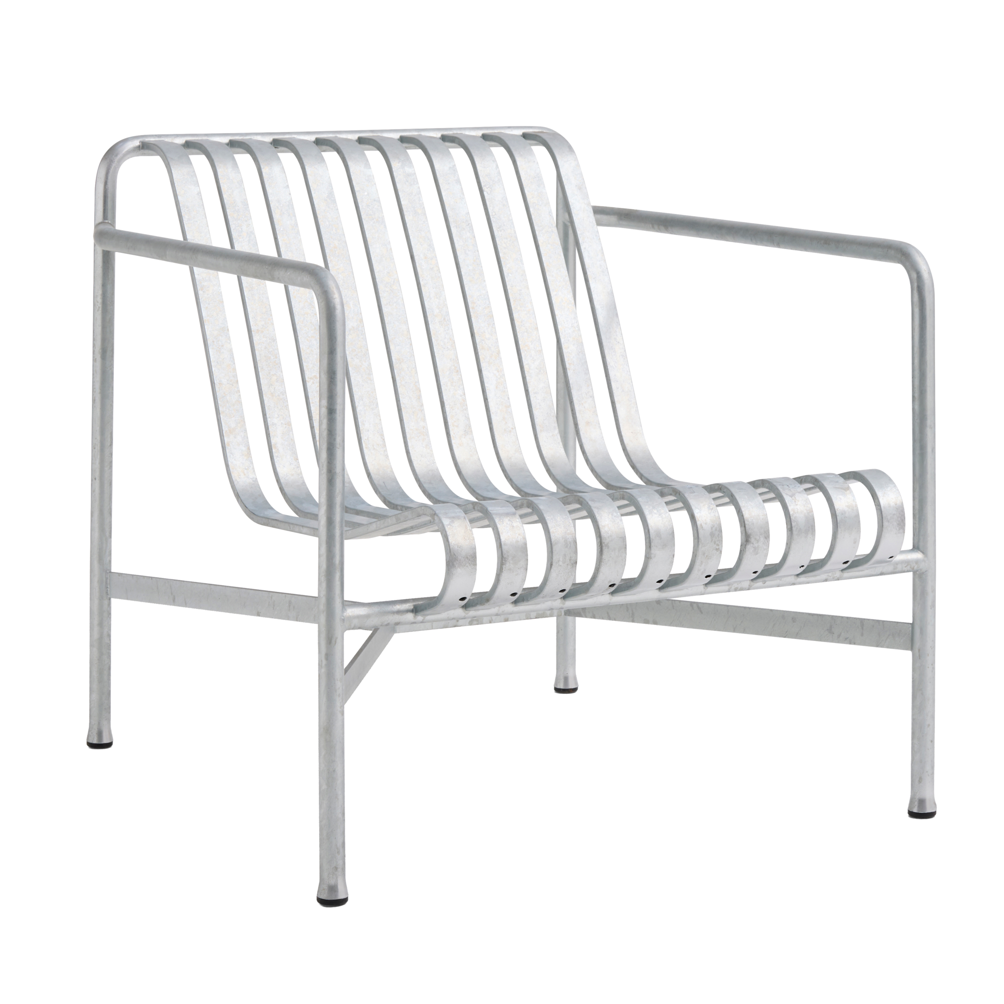 Loungestoel Palissade laag hot galvanised