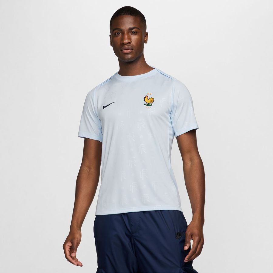France T-shirt d'Entraînement Dri-FIT Academy Pro Avant-Match - Half Blue/Bleu