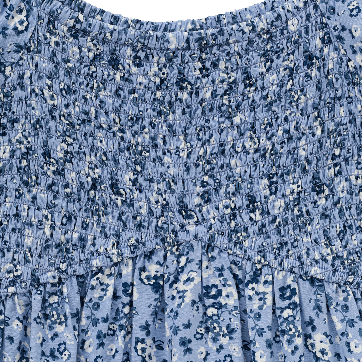 Beatwear Mädchen Blusenshirt mit Blumen allover hellblau