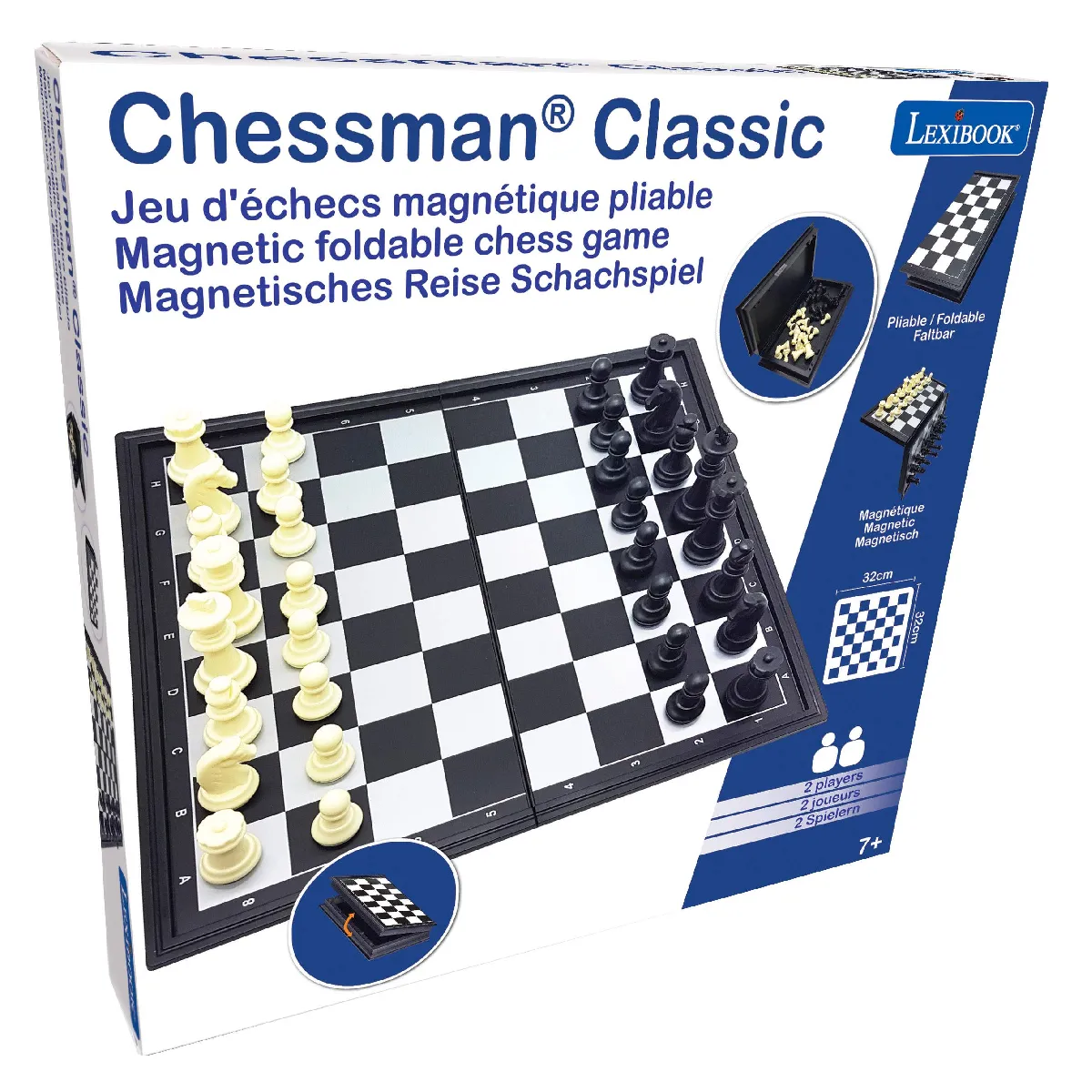 Lexibook Jeu d'Échecs Magnétique Pliable